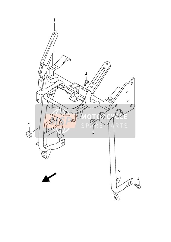 Tutore per scudo gamba (AN650 E19)